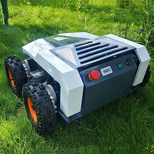 JODAIS Lawn Mower, Electric Mower, 10-60mm Adjustable Mowing Height, Ultra-Quiet with Remote Control,Mower Climbs up to 30° Incline Lawn Care Equipment for Farm, Home Garden