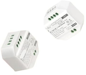 1 pz AC 110 V - 220 V Triac RF + Push Dimmer LED Triac RF Dimmer for l'uso con R1 Remote 2.4GHz Wireless LED Switch Controller TRI-C1