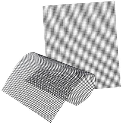 Ciieeo 2pcs Bbq Grill Mesh Mat Non-stick Barbecue Mats Heat-resistant Grill Pads for Meat Fish Vegetables
