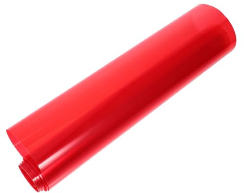Mikinona Scheinwerfertönungsfolie Selbstklebend Getönte Vinylfolie Für Rücklichter Und Nebelscheinwerfer Rot Lichtdurchlässig Wasserfest Kratzfest