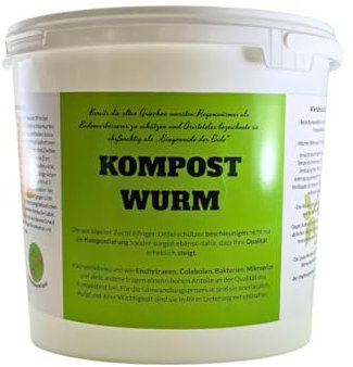 Kompostwürmer | 250 Stück | Ideal für Gartenarbeit und Kompostierung