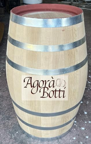 Agorà Botti Botte in Rovere Francese da 100 Litri costruita con Legno rigenerato