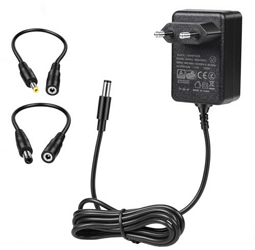 Netzadapter 9V 2A Netzteil Adapter DC9V 2000mA 1500mA 1000mA 500mA 300mA | 200mA Ladegerät Konverter ersetzt Stromversorgung AC 100 – 240 V (EU-Stecker)