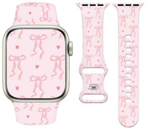 Vozehui Armband kompatibla med Apple Watch 38 mm 40 mm 41 mm 42 mm 44 mm 45 mm 46 mm 49 mm, mjukt silikonsportarmband för iWatch Ultra Series 11 10 9 8 7 6 5 4 3 2 1 SE, dam och herr, 42mm（Series3