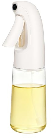 ZHABAYEN Oil Sprayer for Cooking, 180ML Glass Olive Oil Sprayer Mister, Canola Vinegar Spray Mister for Kitchen, Spray Bottle for Air Fryer, Baking, BBQ, Salad