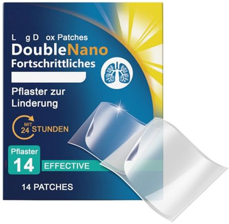 14PCS Lu/ng Cleanse Patch,Soothing Health Patches for Breathing Support,Gentle Adhesive Tapes for Lu/ng Cleansing,Portable Health Care Supplies for Men and Women,All Skin Types,Soothing Patches