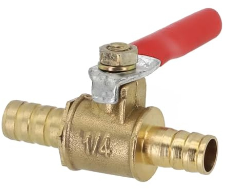 Rubinetto Carburante Rubinetto carburante in linea, valvola in ottone, interruttore, 8 mm, 5/16 pollici, pompa per moto, trattore, quad, tosaerba, rubinetti di scarico carburante Rubinetto benzina