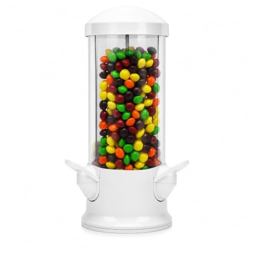Elprico Bonbonspender, Dreifache Bonbonmaschine, Lustiger Bonbon- und Nussspender mit Großem Fassungsvermögen, 360-Grad-Auswahl für die Party zu Hause, 12 X 28 Cm