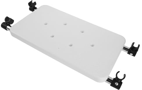 BIUDECO Wendbarer Rollatorsitz mit Loch aus Aluminiumlegierung und Kunststoff Tragbarer Dusch und Badewannensitz für Erwachsene und Behinderte für Reise und Bad