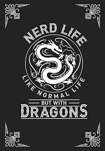 nerd life: Tabletop Gaming Notebook: D20 Blank Line And HEX Grid For Tabletop RPG Gaming