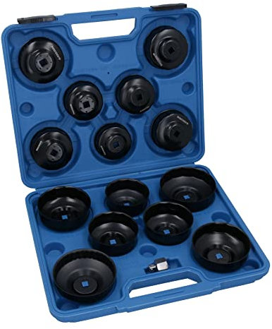 AB Tools 14 tlg Ölfilter Demontage Schlüssel 65mm - 100mm