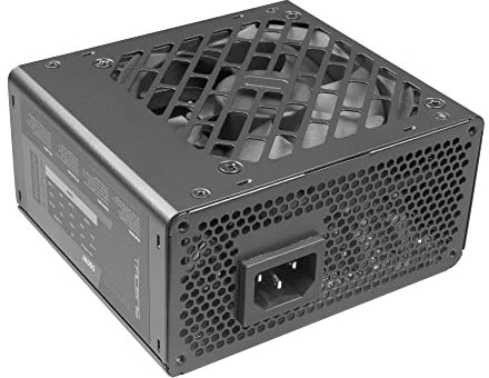 Tacens Anima APSIII500, Alimentation PC SFX 500W, Technologie SMD 85% Bronze 12V, Ventilateur Ultra-Silencieux 9cm, Noir