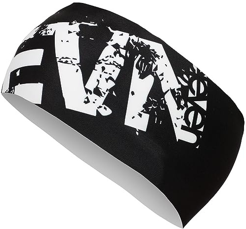 Eleven Sportswear Fascia sportiva per corsa, ciclismo, escursionismo, fitness, yoga, crossfit, sci di fondo e all'aperto | HB Dolomiti | Donna, uomo e bambino (EVN Nero)