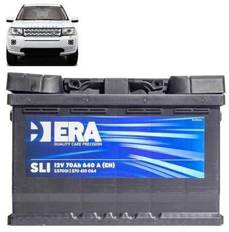 Batteria 70Ah per Land Rover Freelander II 2.2 TD4 gasolio 2006-2015