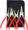 HATRIEL 4 Pezzi Pinza Seeger, Pinze Seeger Set, Pinza per Seeger Elastici con Molle Resistenti, Manici Antiscivolo e Custodia, Pinza per Anelli Elastici per Fusibili Interni ed Esterni (7 Pollici)