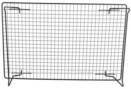Grille de Refroidissement en Fer avec Conception en Maille, Filet de Refroidissement Stable pour Pain, Biscuits et gâteaux. Grille à Rôtir pour Four, Grill, Plat D'égouttage,