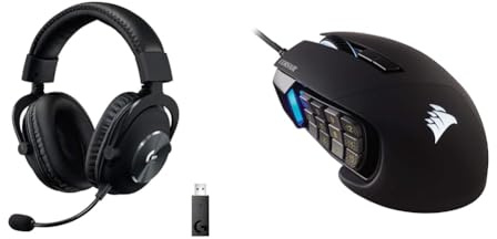 Logitech G PRO X & CORSAIR SCIMITAR RGB ELITE