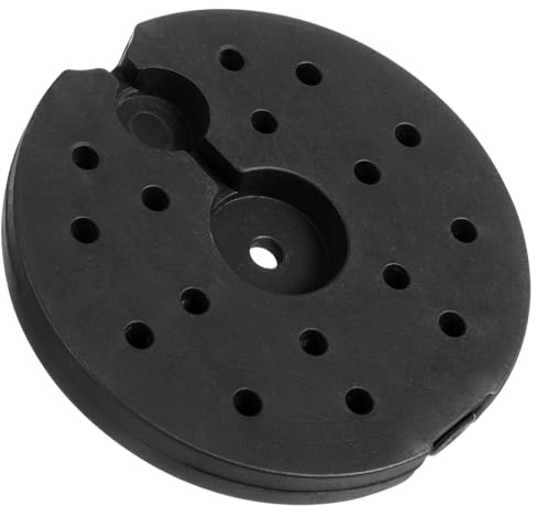 KONTONTY Base De Lámpara De Mesa Redondeada 190x22 Mm Peso Metálico Reforzado Para Estabilidad Escritorio y Suelo Uso Lámparas De Pie y Sobremesa