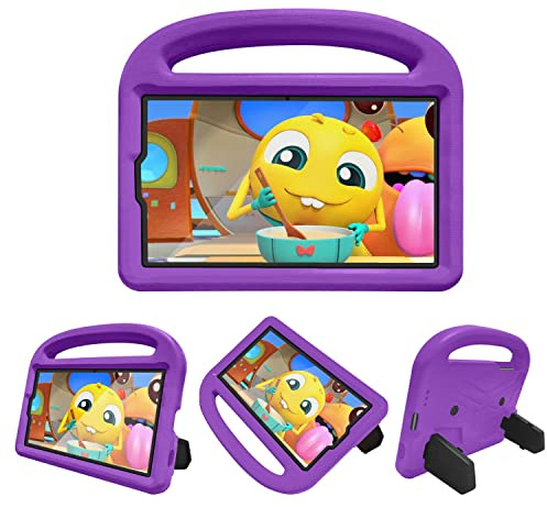 Resa med surfplatta Tablet Case Compatible with Samsung Galaxy Tab A7 Lite 8.7 T220 / T225 2021 Silikonväska Compatible with barn, Compatible with barn chocktäta lättviktigt droppskyddat stativ tablet