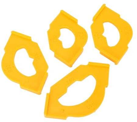 Marhynchus Modello per Fresatrice Radius Jig, Materiale ABS, Facile Usare, 8 Dimensioni di Raggio per la Lavorazione del Legno