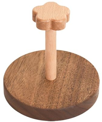 Pitycbo Portavasos de Madera Rústico, Organizador de Tazas para Bebidas, Ideal para Dormitorios, Cafeterías Y Bares.