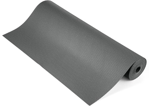 ARATERVIO Schubladeneinsätze Antirutsch-Schubladenmatte aus Eva 50cm x 600cm Wasserfeste Schubladeneinlage Nicht Klebende Unterlage für Küchenschränke Regale & Kühlschränke Drawer Organisers (Grau)