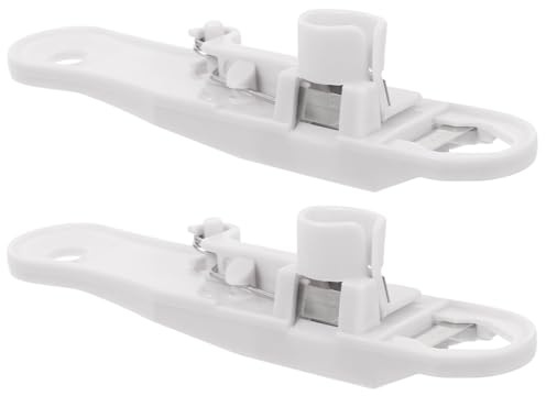 IDEANATEGRATE Cortador de Frijoles Multifuncional Fácil de Limpiar de Plástico Blanco, 2 Piezas Utensilio Práctico para