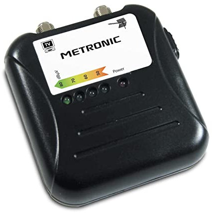METRONIC Pointeur d'antenne TNT à fiche F - Testeur Signal TNT - Metronic 350015