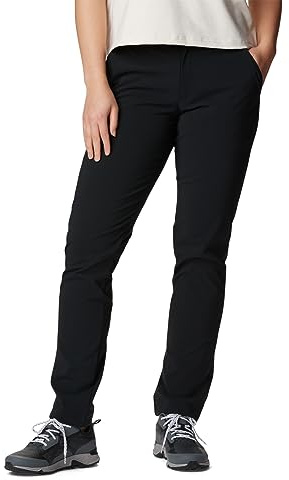 Columbia Back Beauty Softshell Pant, Pantalones Softshell De Senderismo Y Trekking para Mujer, Black, Talla 2/R