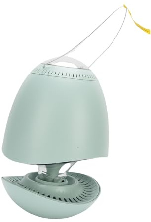 FTVOGUE 3L Alimentador de Aves con Energía Solar Inteligente con Grabadora de Voz para Pájaros Silvestres Loros Interiores Al Aire Libre