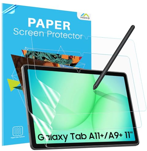 MoKo 3 Pezzi Pellicola Protettiva per 11 Pollici Samsung Galaxy Tab A11 Plus/A11+ 2025, Film Opaco Antiriflesso, Scrittura Come su Carta, Pellicola per Samsung Tab A9 Plus/A9+ Tablet Custodia