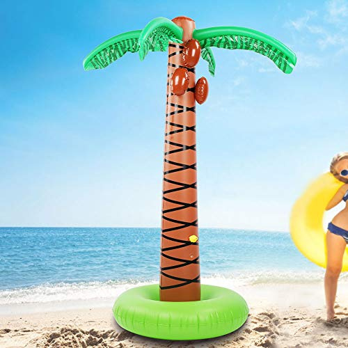 Ausla Palmier Gonflable pour Enfants, PVC de qualité Supérieure, activité Estivale Amusante, Utilisation Polyvalente pour le Jardin et la Piscine (Modèle de cocotier)