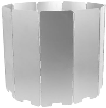 TOYANDONA Faltbarer Reflektor aus Aluminiumlegierung für Runde Gas Terrassenheizstrahler Windschutz für Outdoor Terrassen Camping und Garten
