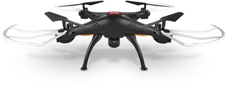Cartronic 2.4 GHz Quadrocopter Q5S Explorers mit Kamera, schwarz, 32,0 x 32,0 x 10,5 cm I Ferngesteuerte Drohne mit Kamera, Headfree Control & LEDs I Drohne für Anfänger geeignet I Ab 14 Jahre