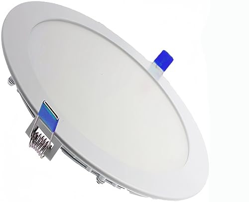 LEDUNI ® LED-Einbaustrahler, rund, 20 W, Rundumlicht, 2.000 lm, Abstrahlwinkel 120°, IP20, Aluminium, 225 mm, Einbautiefe 205 mm 1 Unidad Licht kaltweiß 6000 k