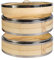 Hcooker 2 Tier Kitchen Bamboo Steamer with Double Stainless Steel Banding for Asian Cooking Buns Dumplings Vegetables Fish Rice