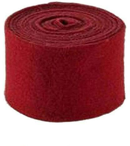 Hochwertiger & Widerstandsfähiger Filz – Breite 15cm / Länge 5m - Topfband/Bastelfilz/Wollfilz – Große Farbauswahl – Dehnbar & Druckelastisch – Tischdekoration Ostern/Weihnachten (Rot)
