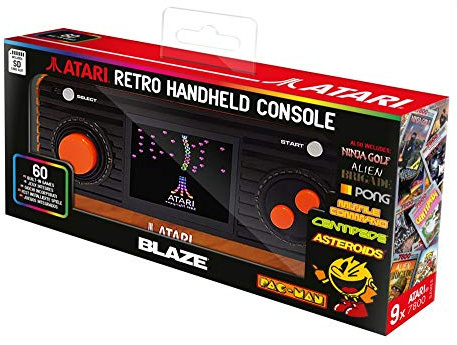 Atari Pac-Man Retro Handheld Console with 60 Games - Includes Sd Card Slot (Electronic Games)