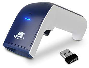 ScanAvenger Wireless Portable 1D Bluetooth Barcode Scanner: Hand Scanner 3-in-1, Cordless, Rechargeable Scan Gun for Inventory - USB Barcode Reader (1D Only No QR with No Next Gen Stand)