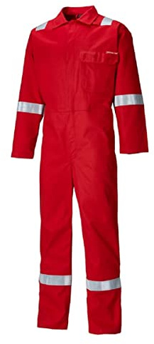 Dickies Everyday Flame Retardant Coverall S-3XL Overall Reflective Taped Firechief High Visibility Lightweight FR24/7TP+ REG LEG