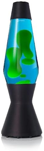 Mathmos Astro Lavalampe in Schwarz | Britische Erfinder des Designklassikers von 1963 | Lavalampen in Blau und Rot | Handgefertigt in Großbritannien nach höchsten Sicherheitsstandards Blau/Grün