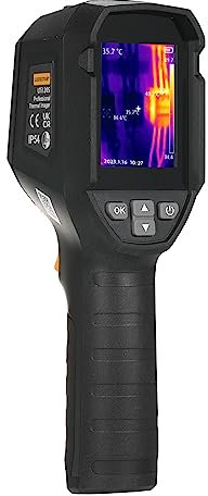 Irfora LTi120S Professionelle Infrarot-Wärmebildkamera, 2,4-Zoll-LCD-Digital-Infrarotbildgeräte -20~400 °C, Temperaturbereich 120 x 90, thermische Auflösung mit 6 Paletten, LED-Licht, 32 GB