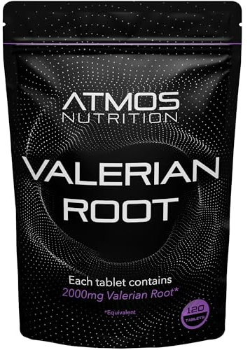 Valerian Root - 120 High-Strength 2000mg Tablets - Made in The UK, Non-GMO, Premium-Grade Extract