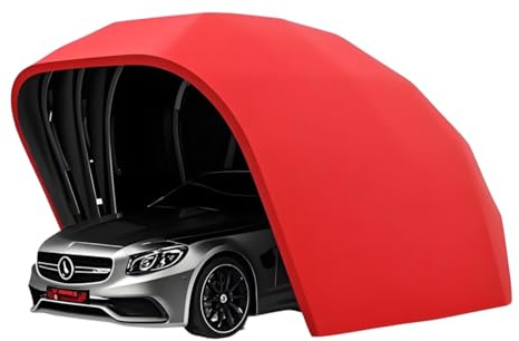 Tente de voiture pliable en acier inoxydable pour protection extérieure contre le vent, la pluie et la grêle, installation facile