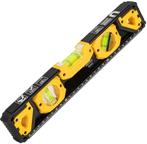 1 pz livello inclinometro ad alta precisione bilanciatore d'acqua con magnete livella a bolla a 3 livelli(300mm)