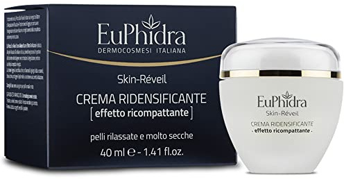 Euphidra Skin Réveil Crema Ridensificante, Effetto Ricompattante, Pelli Rilassate E Molto Secche, Blu Scuro, 40 Millilitro