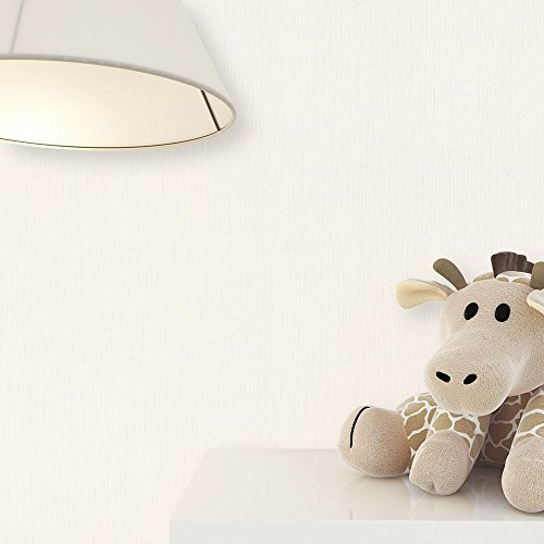 NEWROOM Kindertapete Beige Unifarbe Struktur Uni Vliestapete Creme Vlies Tapete Einfarbig Unifarben