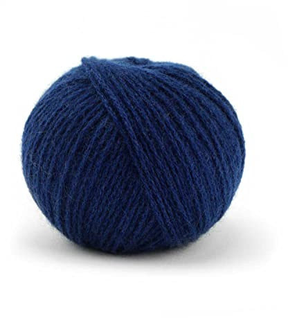 25 g Pascuali Cashmere 6/28 | 100% Kaschmirwolle Bio Kaschmir zum Stricken und Häkeln, Farbe:Navy 32