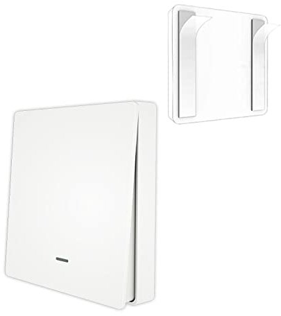 MOES Tuya ZigBee Wireless 3 Szenenschalter Mechanischer Drucktastenregler Batteriebetriebener Senderschalter über Smart Life App Smart Home Automation Szenario für Smart Devices 1 Gang
