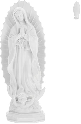 GANAZONO Mary Statue Aus Resin Schöne Katholische Figur Für Religiöse Dekoration Für Zuhause Kirche Langlebig Und Stabil Exquisites Kunstwerk